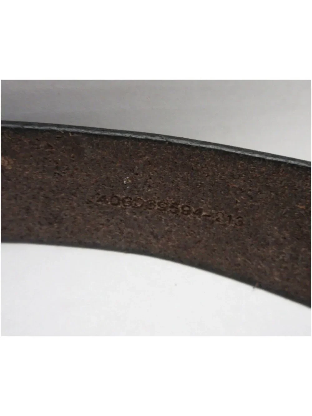 VGT Polo Ralph Lauren Belt 46 Italian Leather Silver Buckle Classic